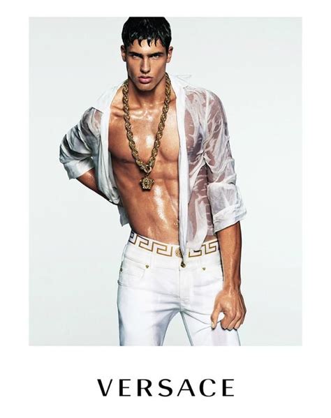 who is the man in the versace advert|Versace jeans tatum.